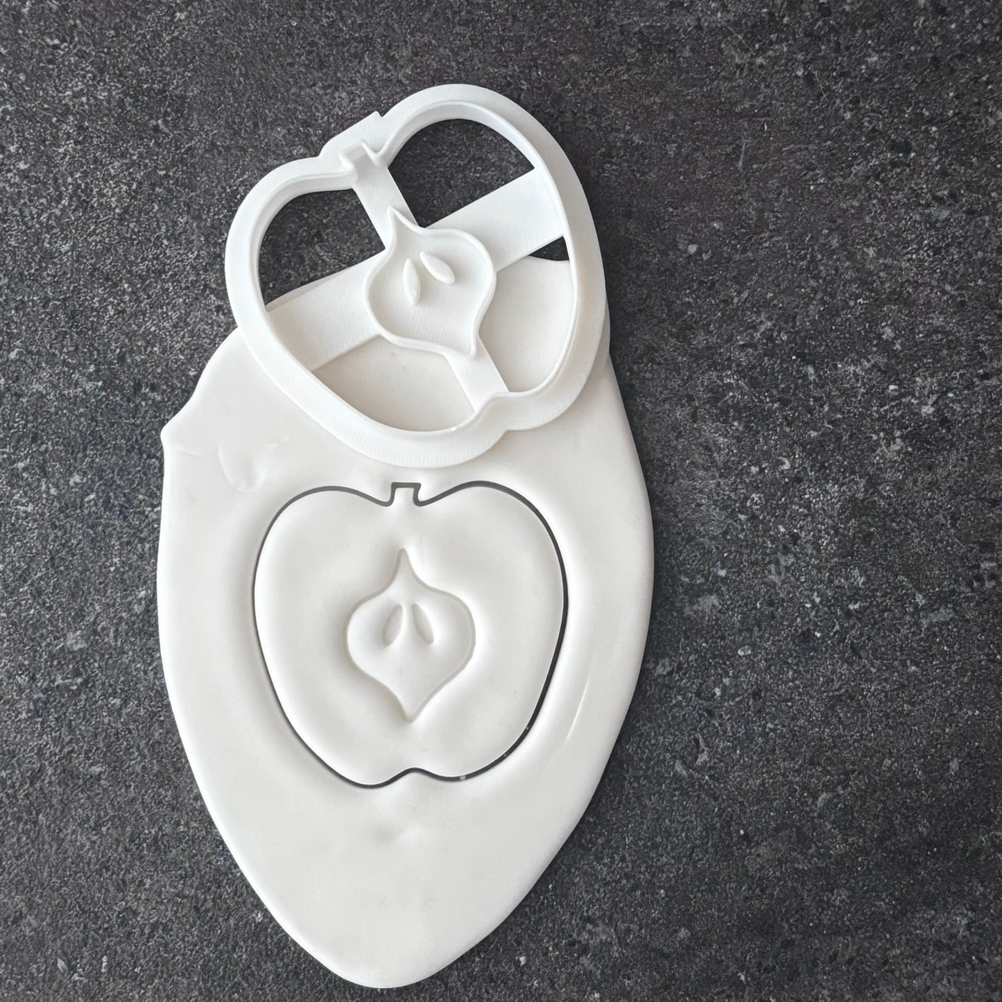 apple seed cookie cutter fondant