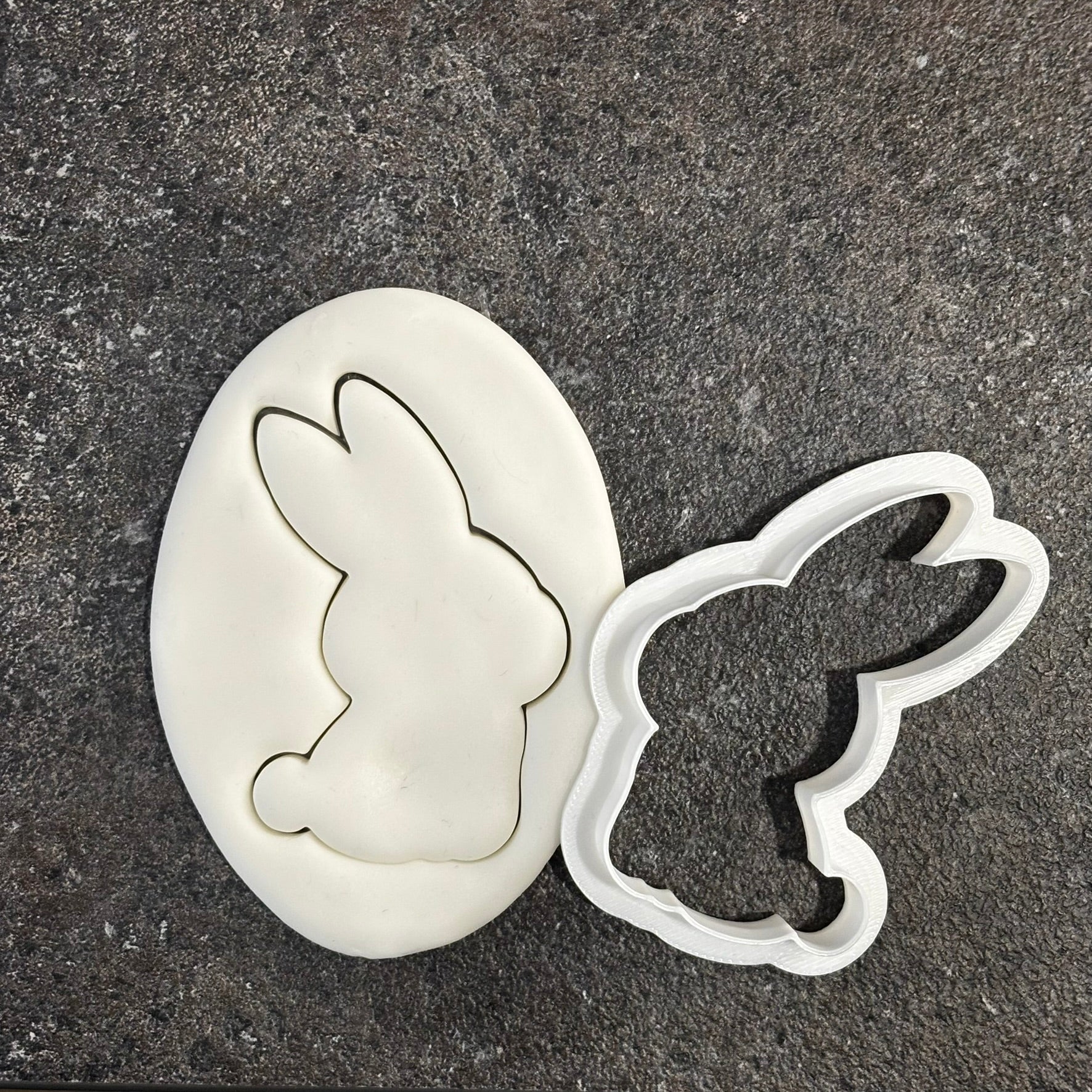 bunny cute cookie cutter fondant