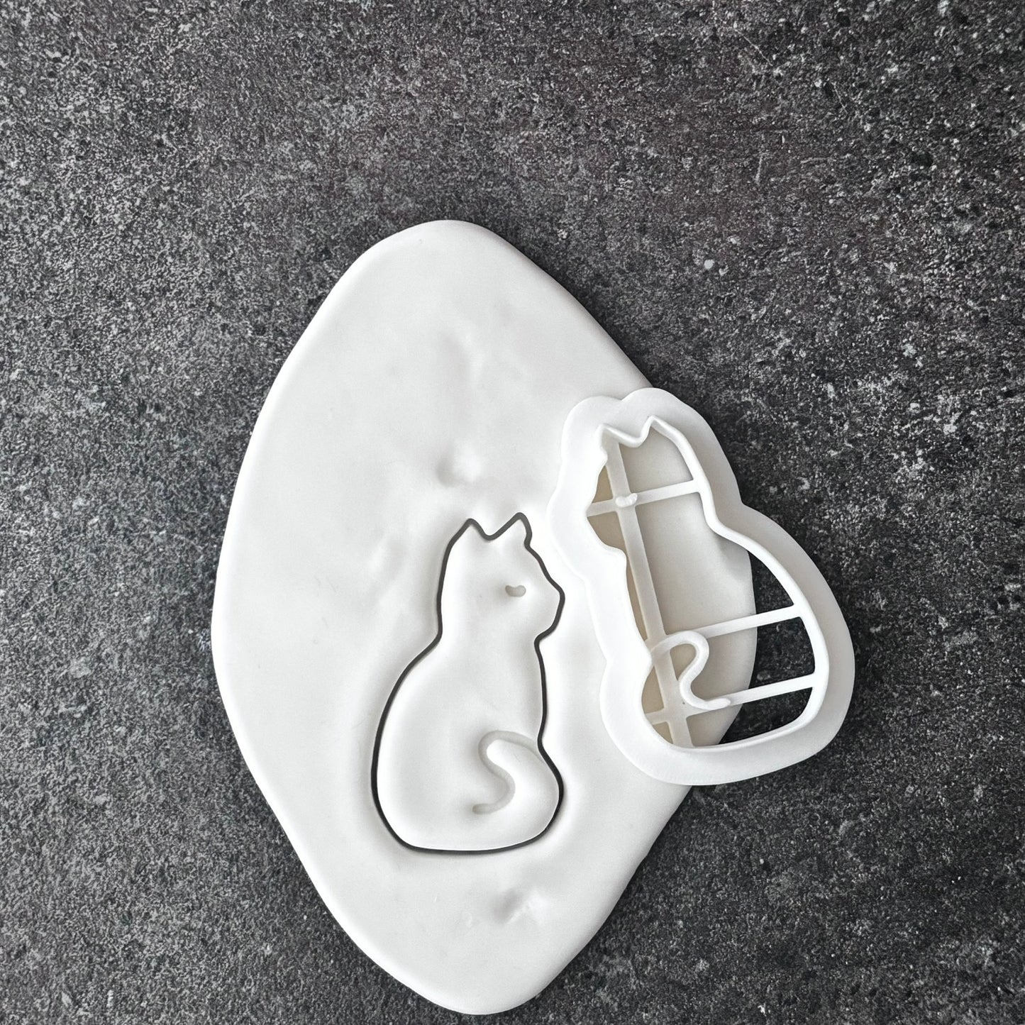 cat cookie cutter fondant