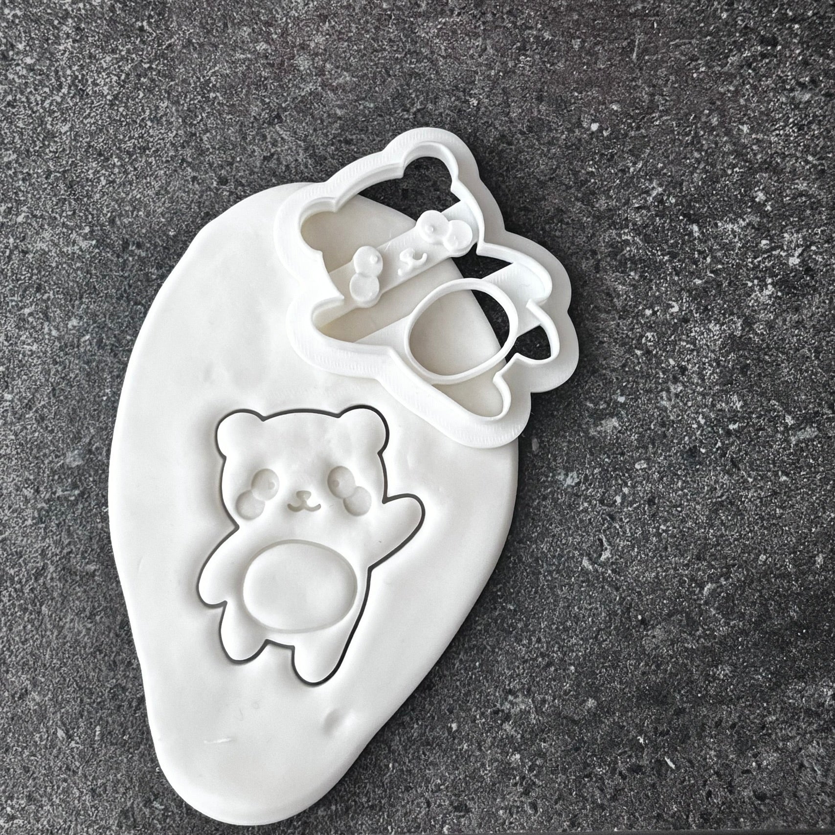 panda full cookie cutter fondant